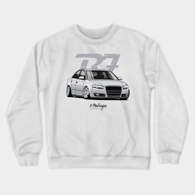 A4 B7 Crewneck Sweatshirt by Markaryan